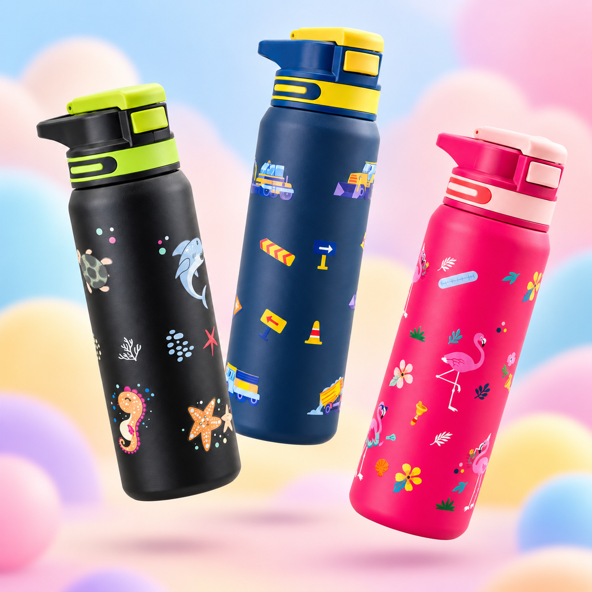 800ml Construction Crew Insulated Bottle