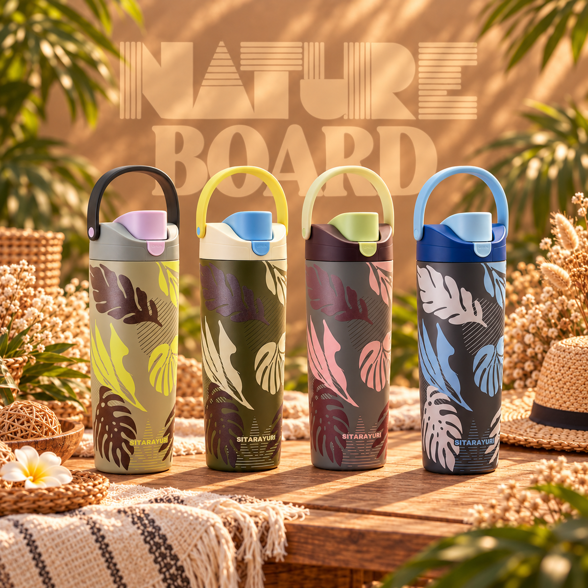 Sitarayuri Nature Board 900ml Tumbler – Tropical Sage