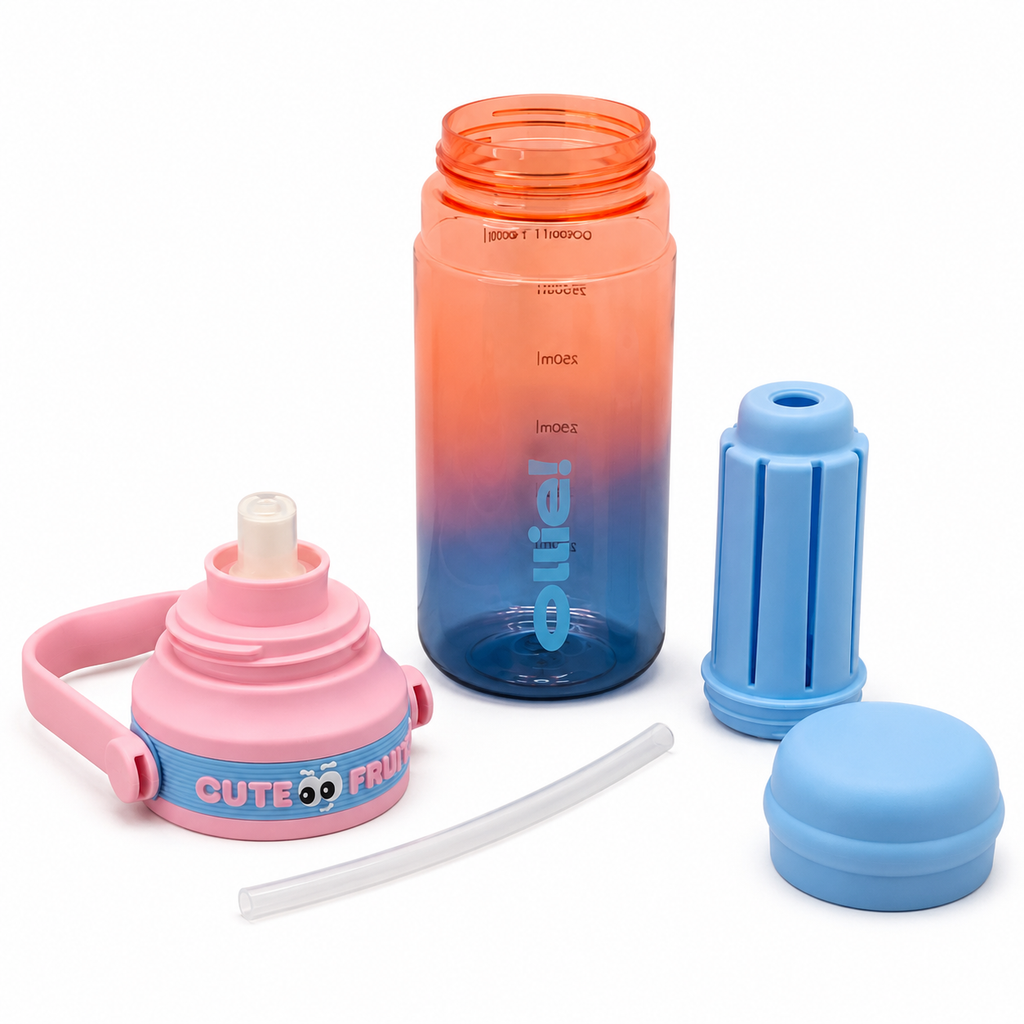 760ml Alkaline Filter Straw Tumbler – Pink Blue