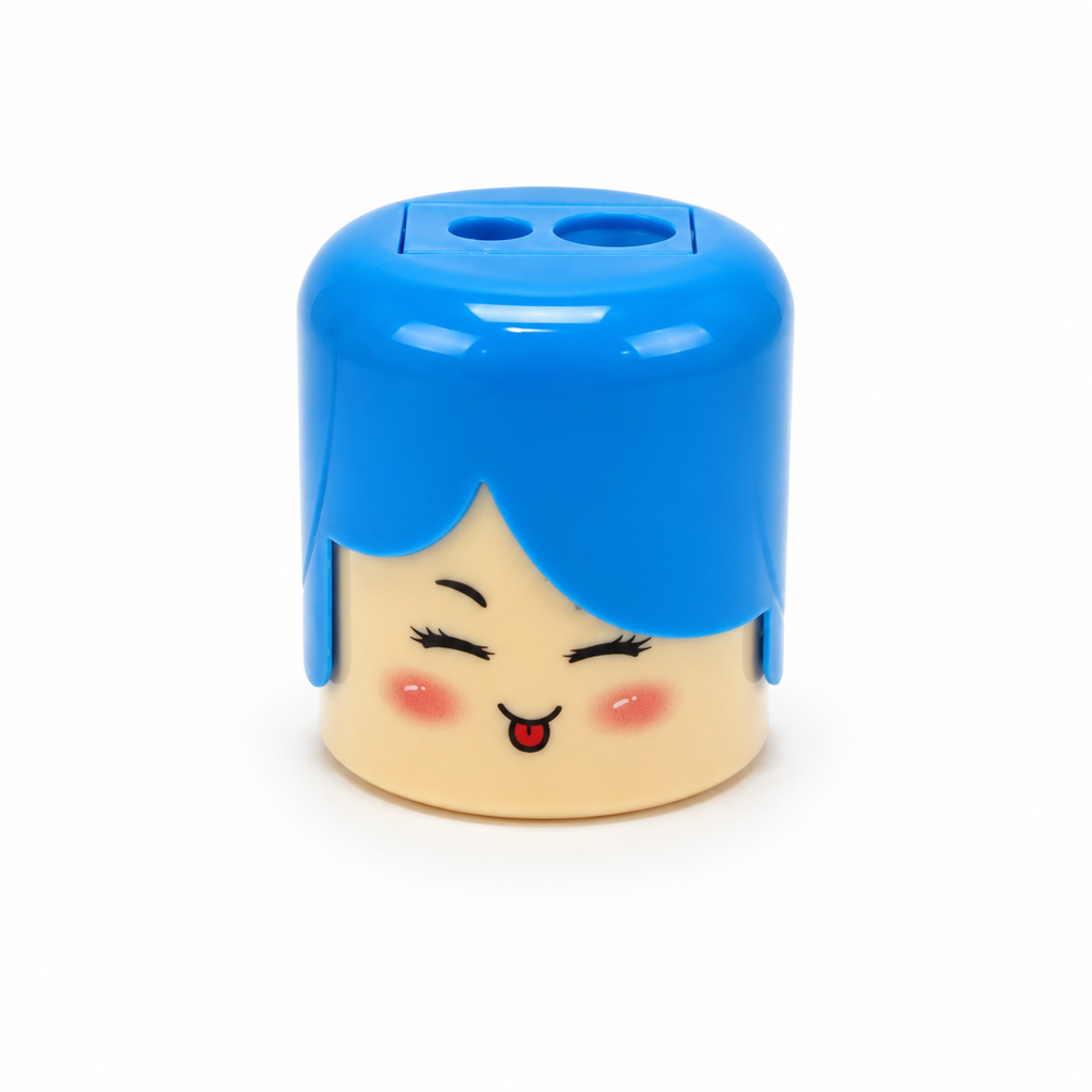 Anime Cheeky Dual-Hole Novelty Pencil Sharpener