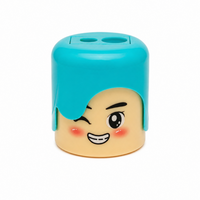 Anime Wink Dual-Hole Novelty Pencil Sharpener
