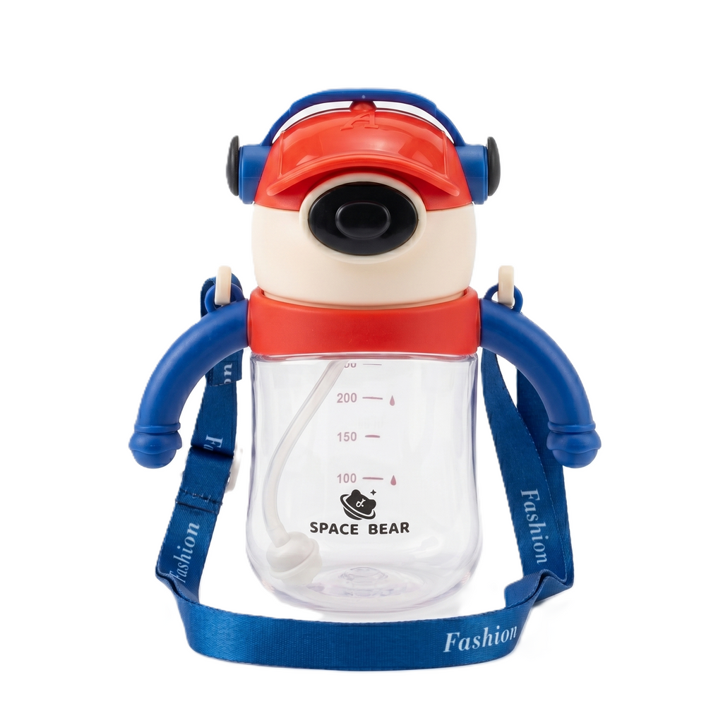Space Bear "Astro-Commander" 400ml Sipper Bottle