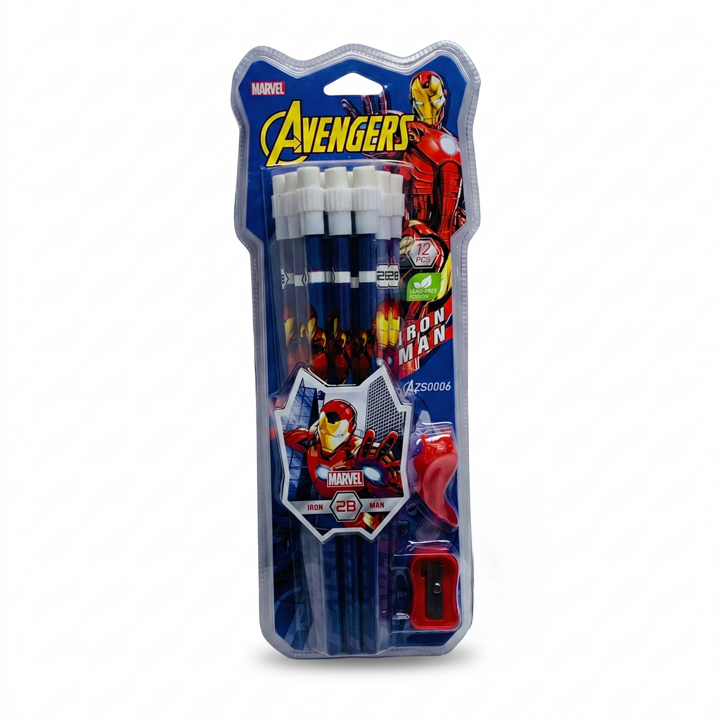 Avengers Iron Man 14-Piece Premium Pencil Kit | Stationery Essential
