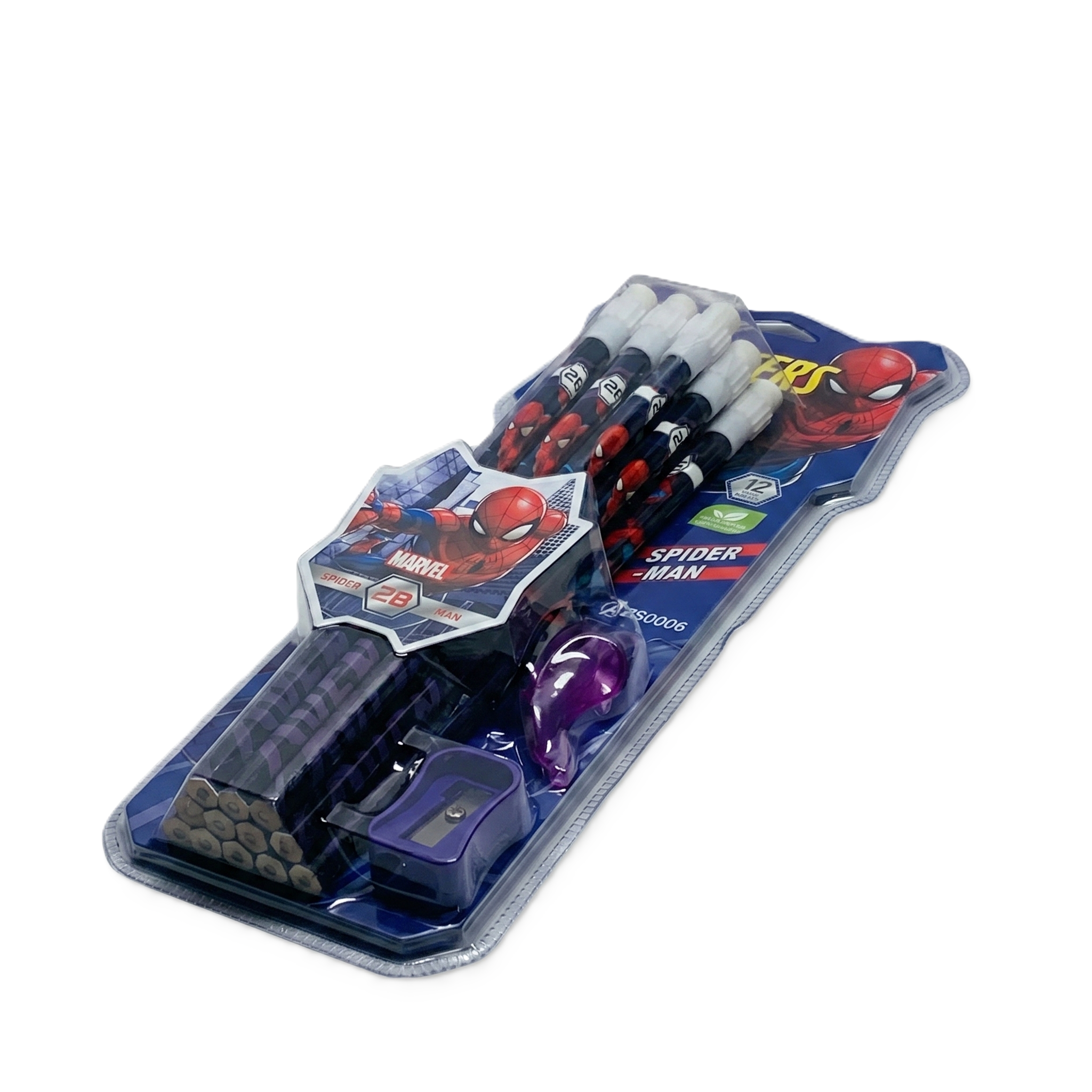 Avengers Spider-Man 14-Piece Premium Pencil Kit | Web-Slinger Edition