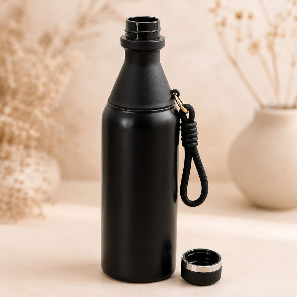 Premium Insulated Bottle – Black | 530ml