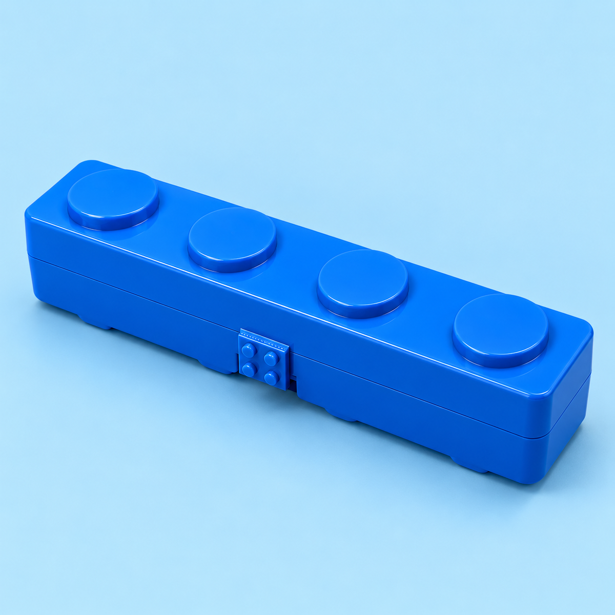 Block Style Spoon & Fork Set with Case