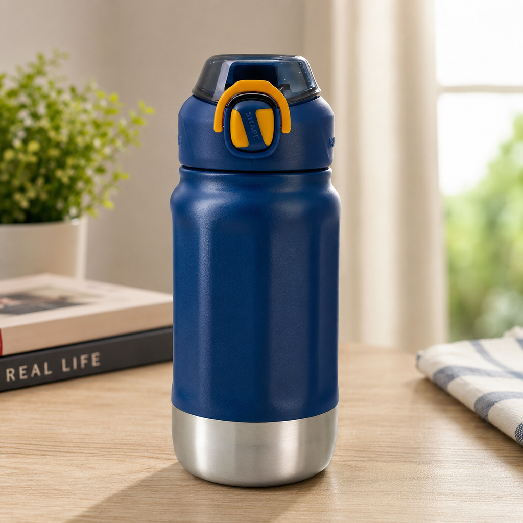 520ml stainless steel insulated water bottle - Blue
