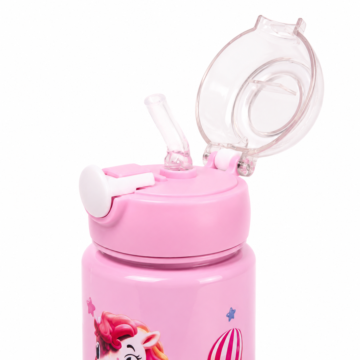 Magical Unicorn Bubblegum Pink 900ml Kids Water Bottle