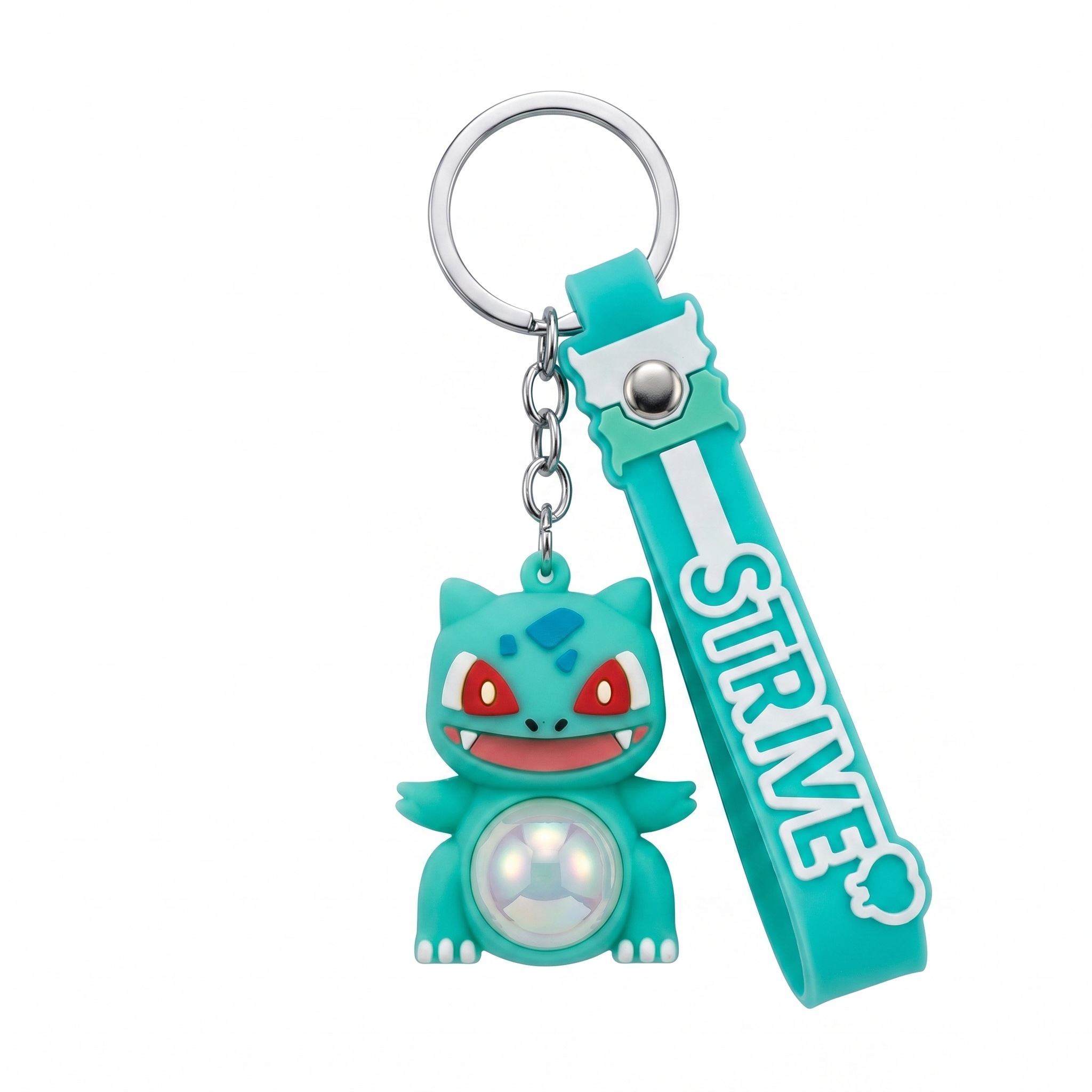 Bulbasaur LED Glow Keychain | Pokémon Shaking Light Series