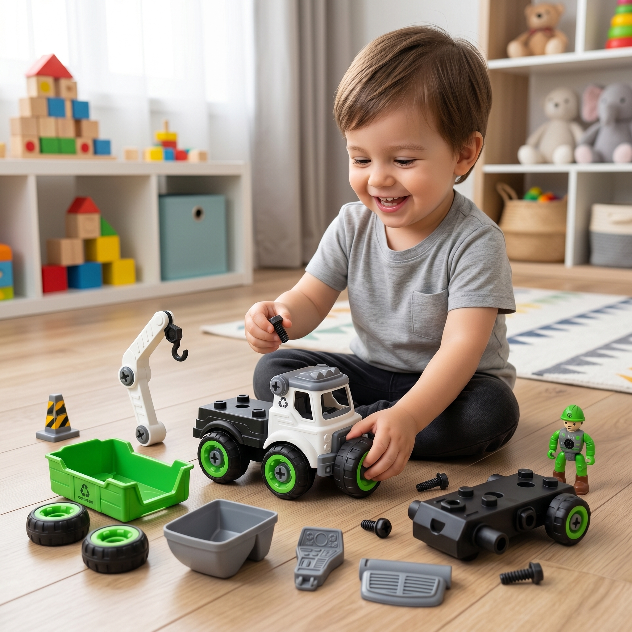 Eco-Sanitation DIY Assembly Set | STEM Learning Puzzle Collection