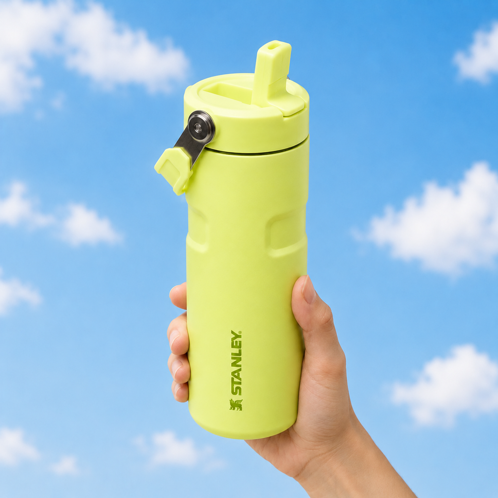Stanley IceFlow Flip Straw 2.0 Water Bottle (16 oz) | Citron Yellow