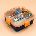 Premium 750mL Stainless Steel Kids Bento Box (Construction)