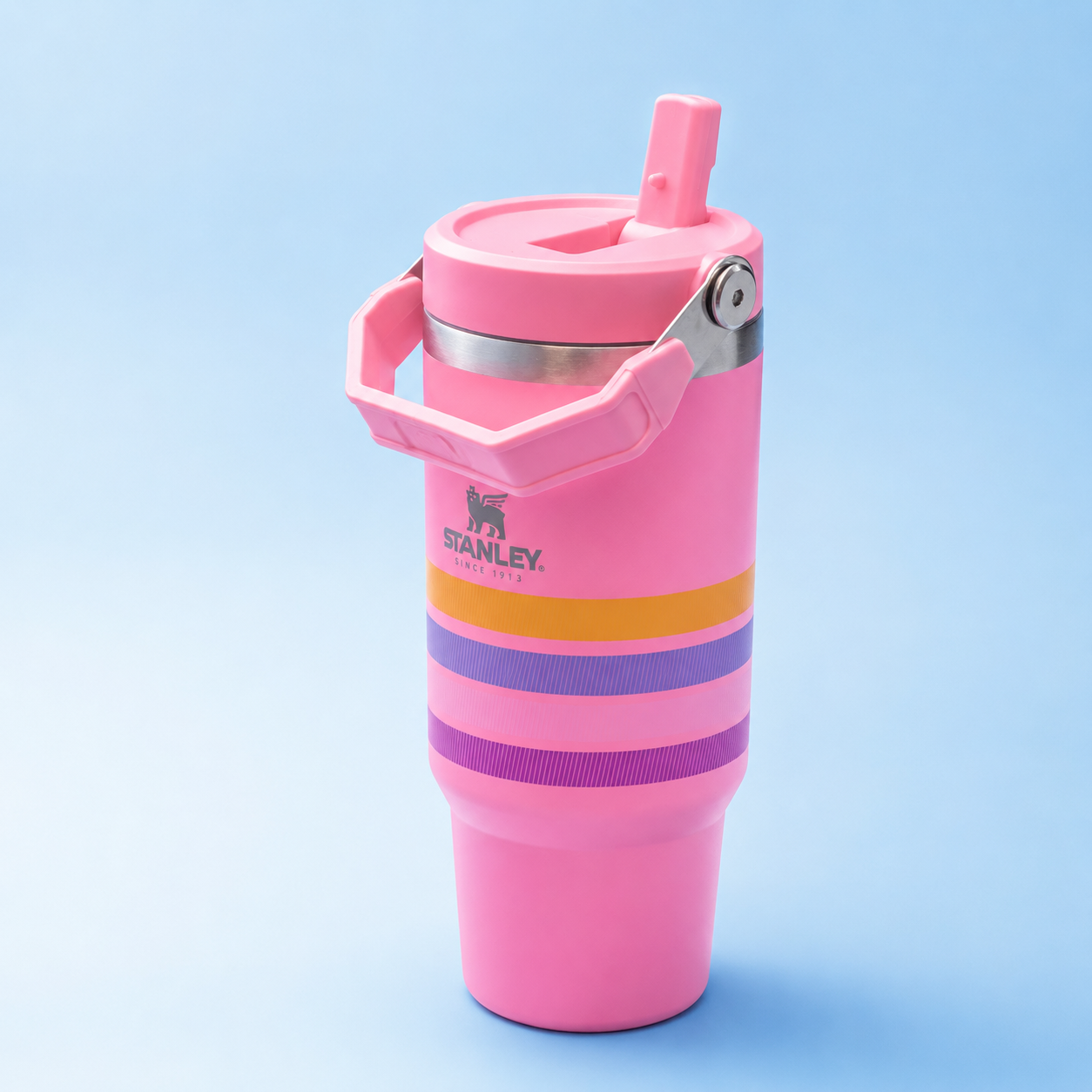 Coral Pink Stanley IceFlow 2.0 Flip Straw Tumbler (30 oz)
