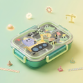 Dino Builder 600ml Premium Stainless Steel Bento Box