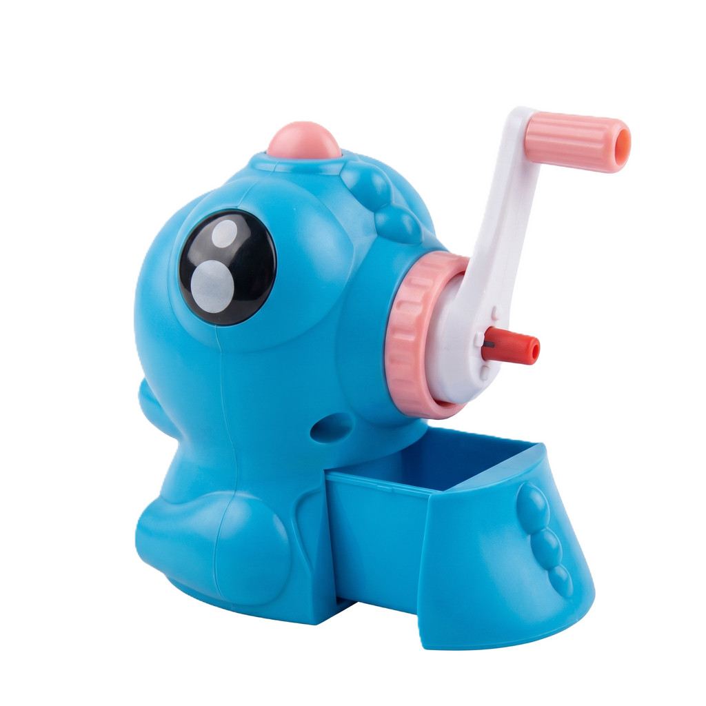 Dino Mechanical Sharpener | Adjustable Point Blue Desk Sharpener