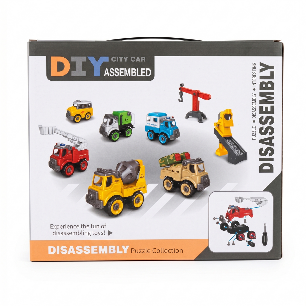City Construction DIY Assembly Set | STEM Learning Puzzle Collection