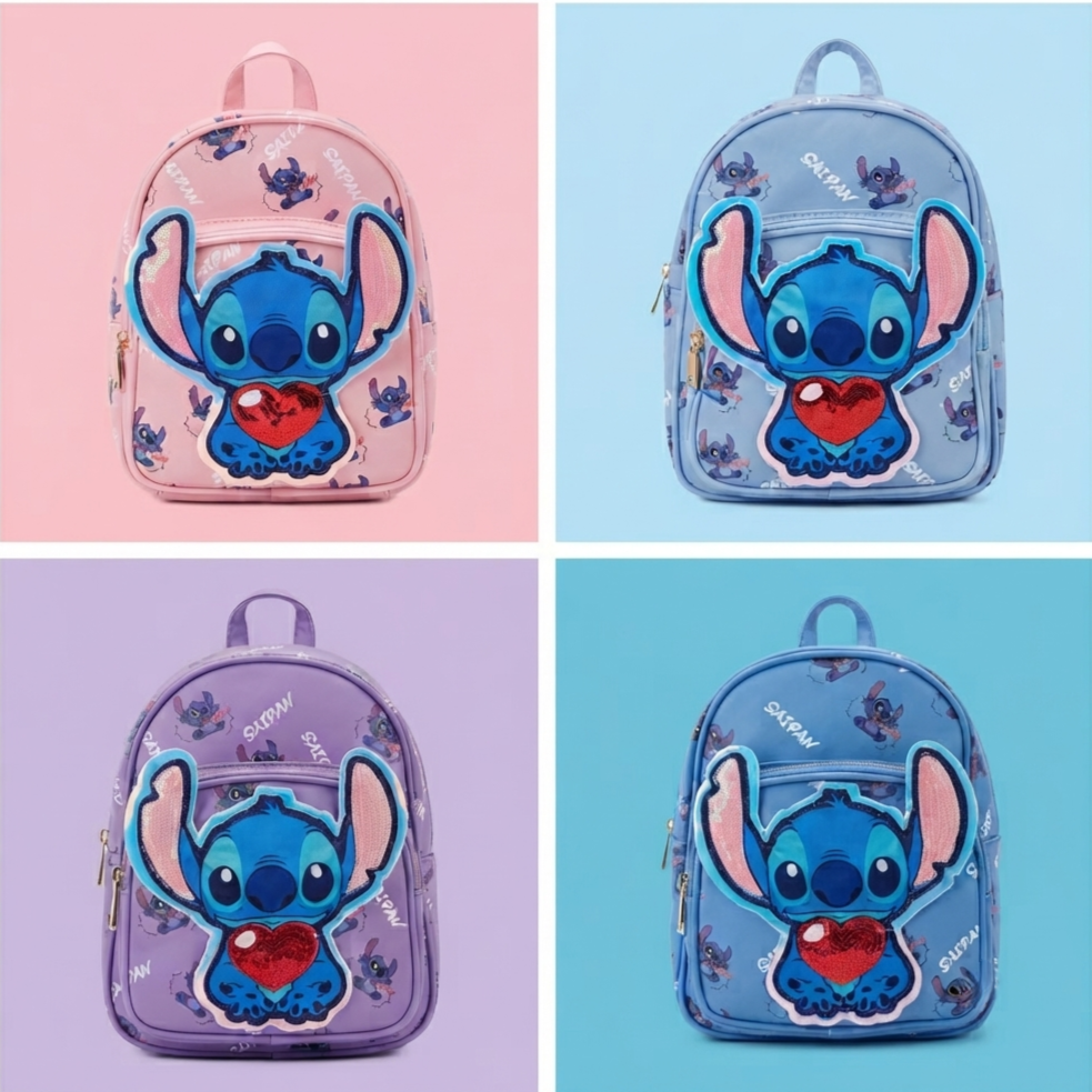 Disney Stitch LED Mini Leather Bag – 4 Colours