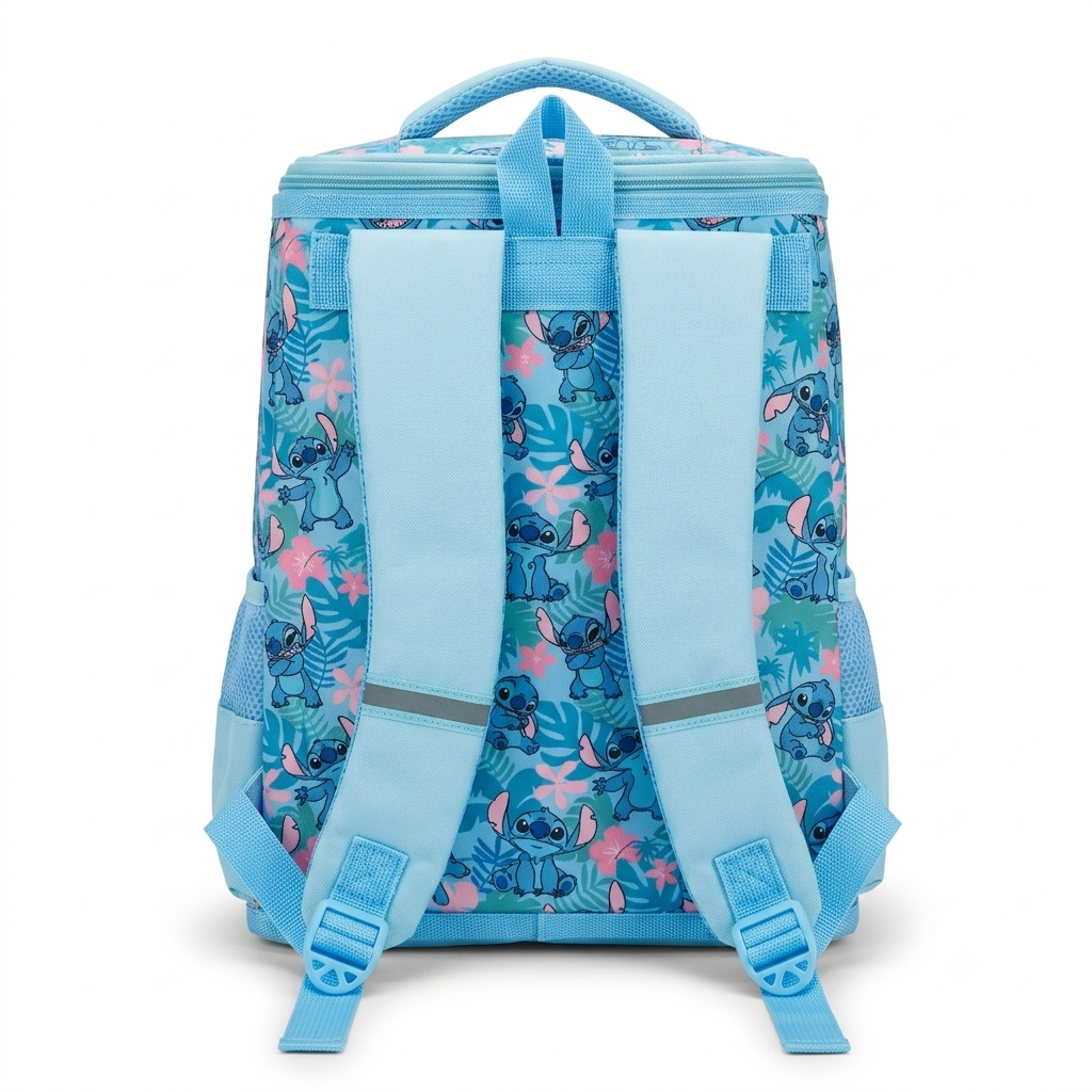 Disney Stitch 16" Hard-Shell School Backpack with Utility Pouch