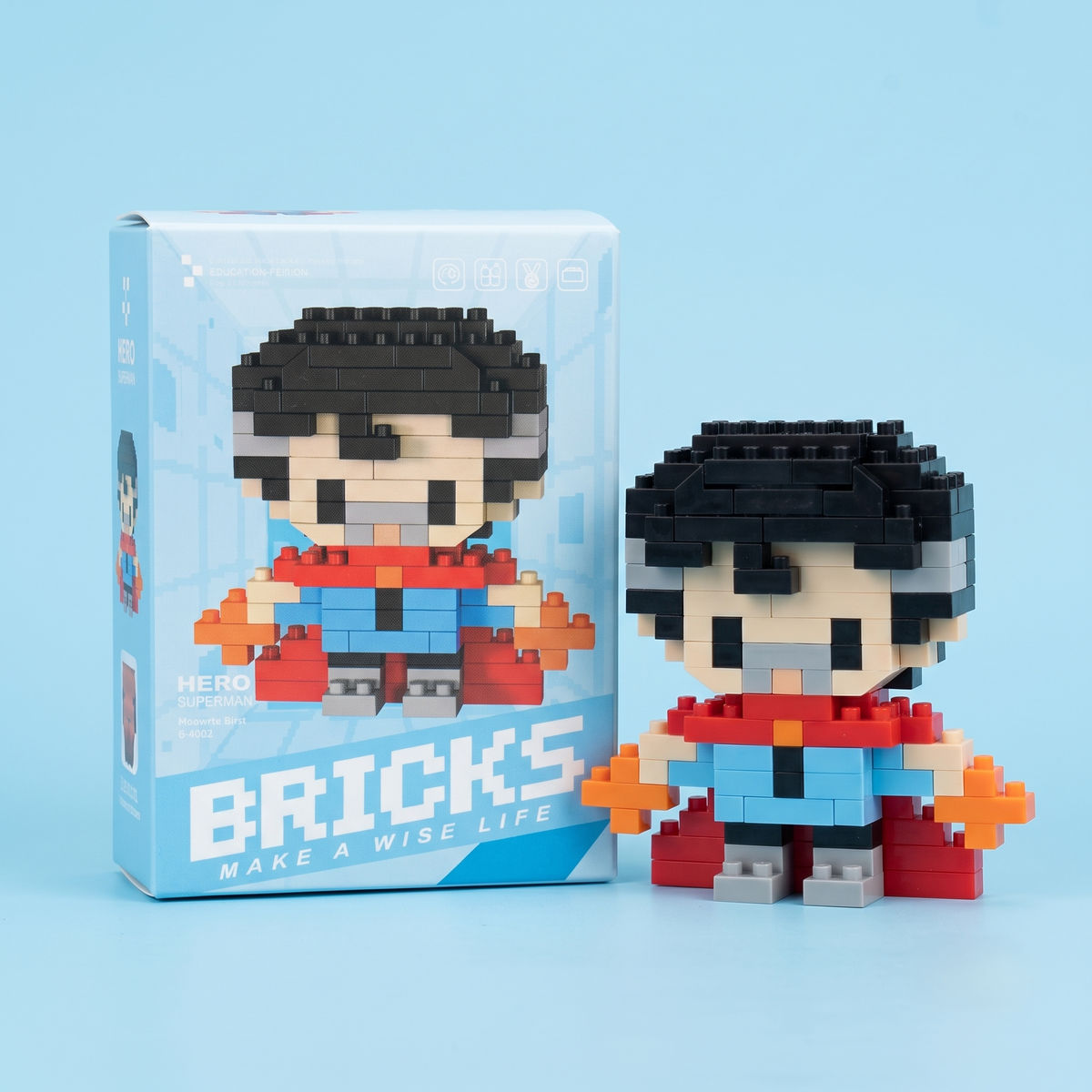 DIY Superhero 100+ Pcs Block Kit – Pack of 12