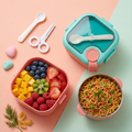 "Eco-Sanitation" 800ml SUS Leak-Proof Kids Lunchbox Set