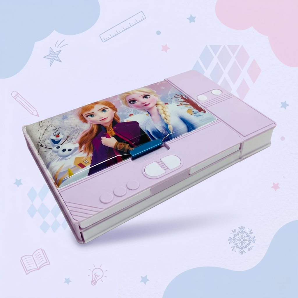 Disney Frozen Dual-Side Magnetic Pencil Box