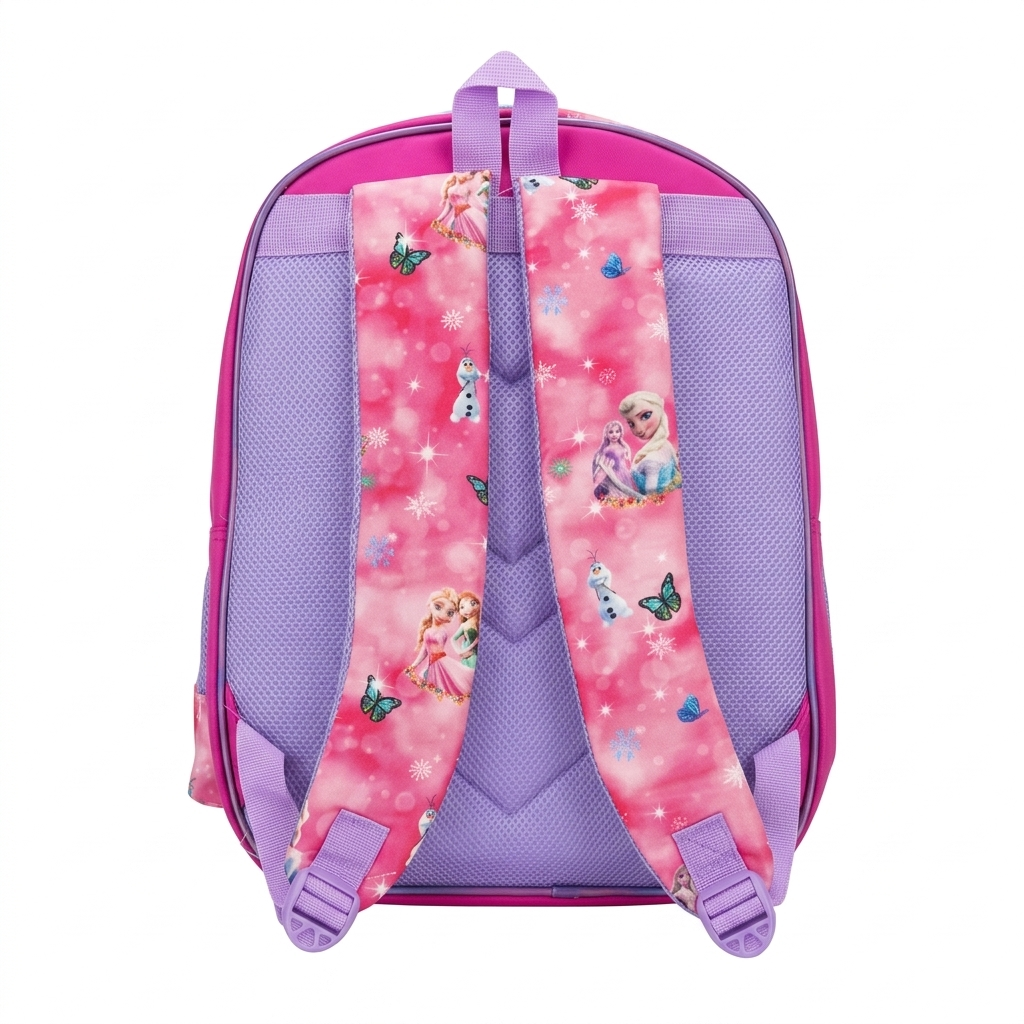 16" Disney Frozen Elsa Large School Backpack | Ergonomic Multi-Pocket Princess Bag for Girls