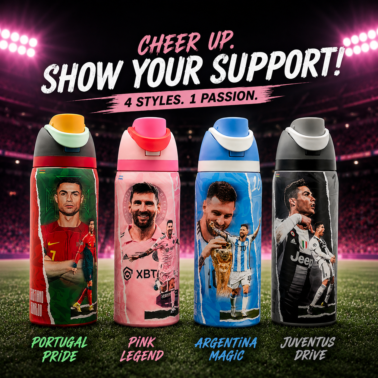 Messi Inter Miami 1000ml Insulated Bottle