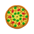 Pizza Tasty 3D Puzzle Eraser Set | Novelty Gourmet Stationery