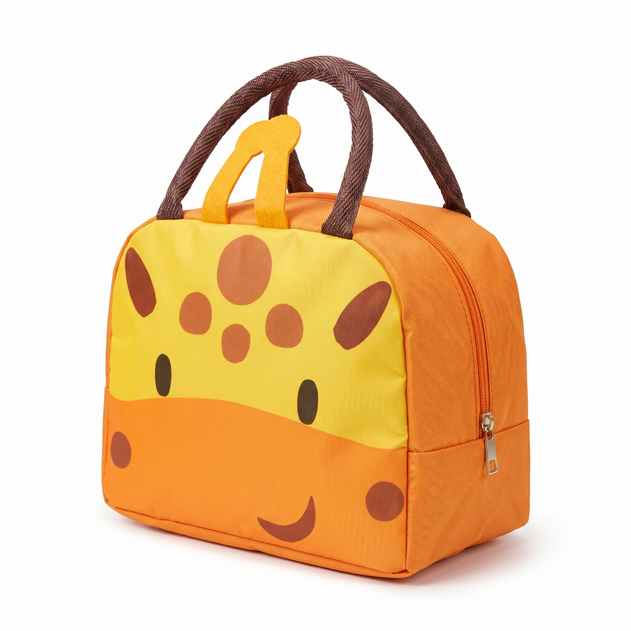 Insulated Giraffe "Sunny Safari" Lunch Bag | 3D Horn Edition