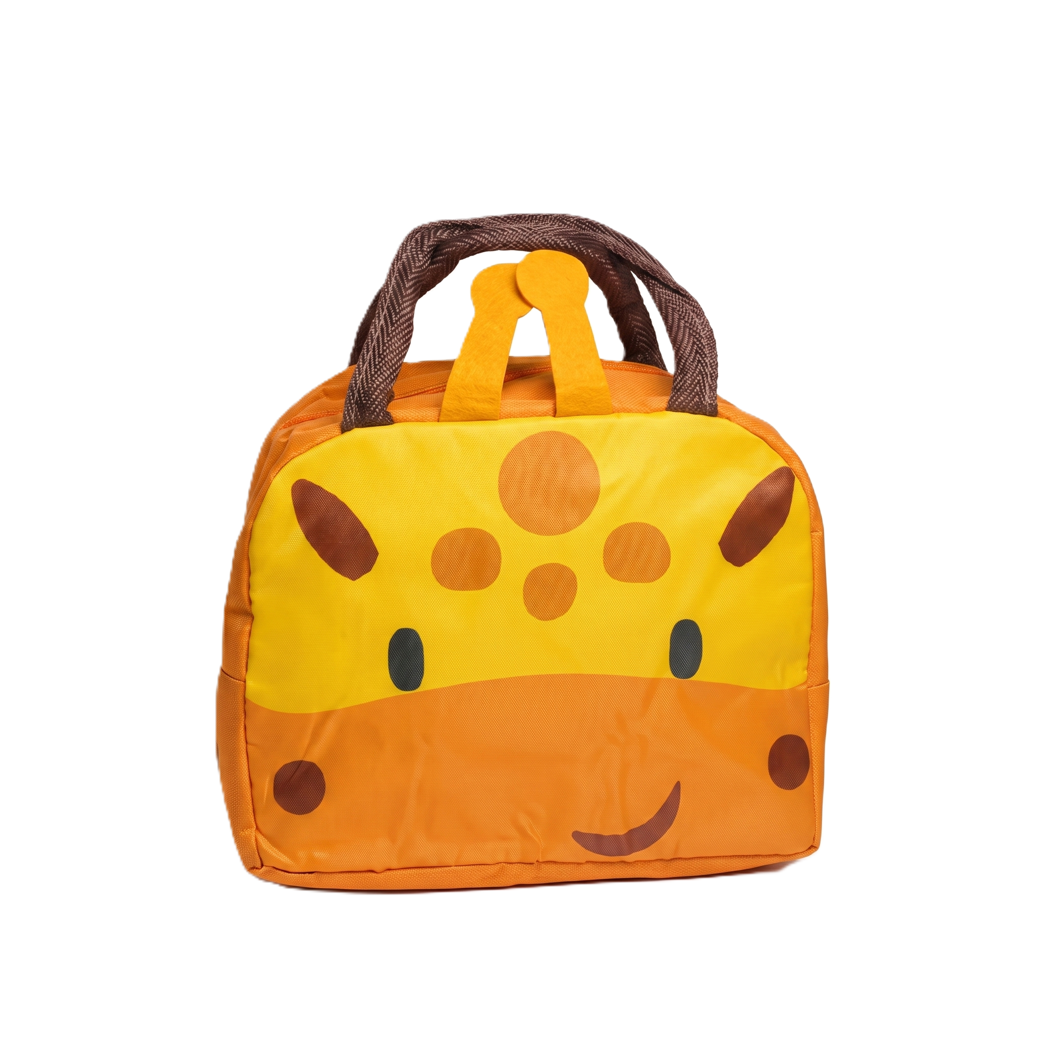Insulated Giraffe "Sunny Safari" Lunch Bag | 3D Horn Edition
