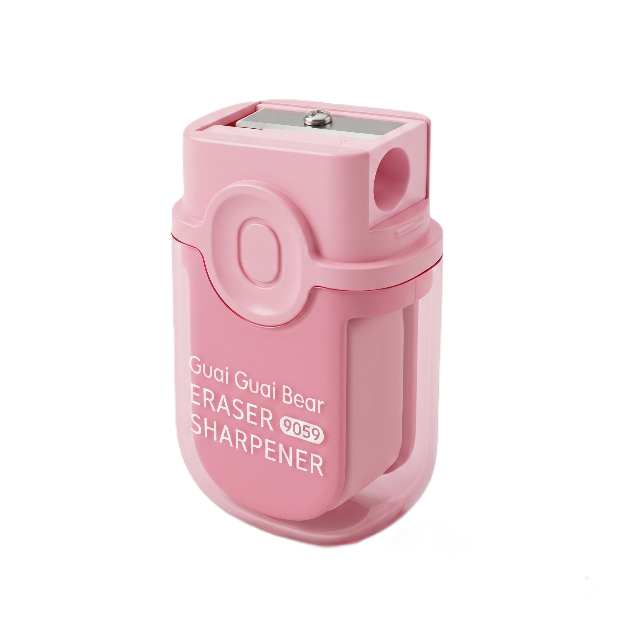 Guai Guai Bear 2-in-1 Sharpener & Eraser | Pink Edition