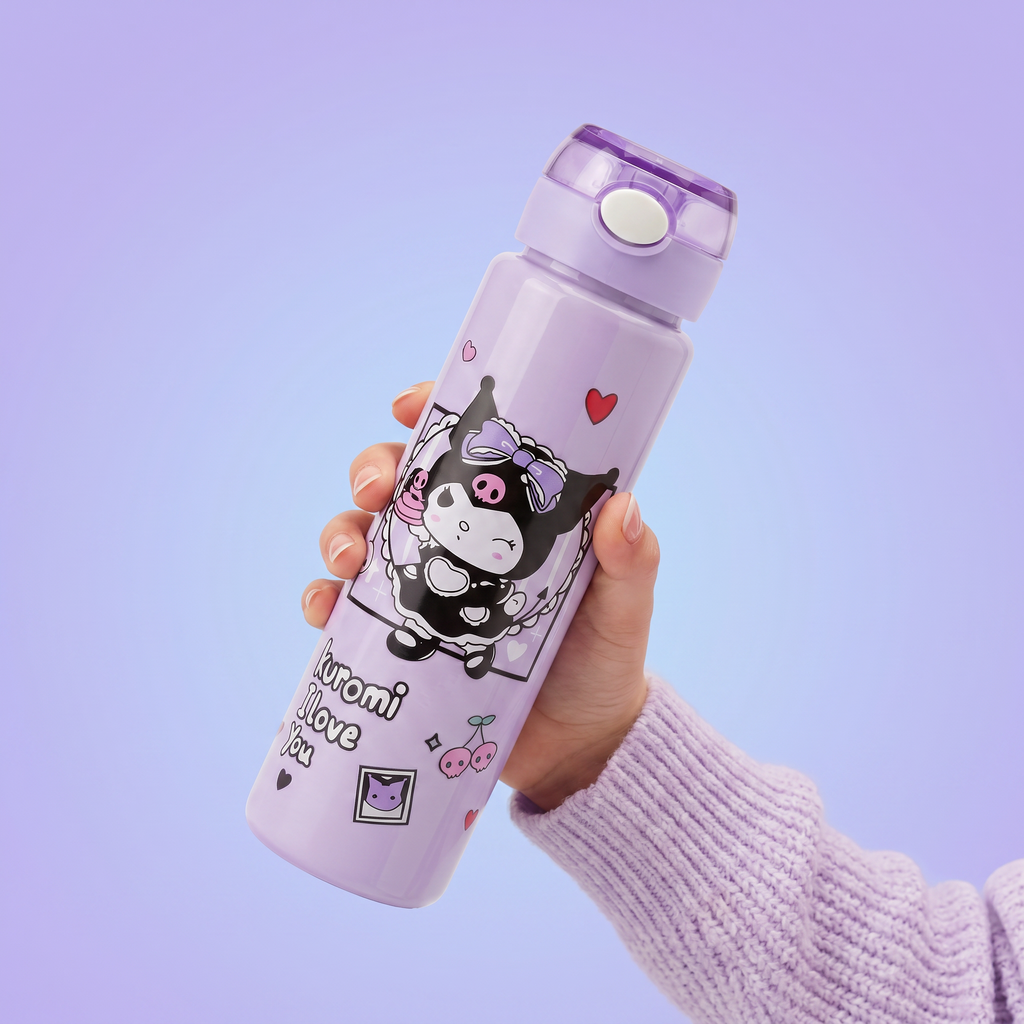 Kuromi "Midnight Magic" 800ml Premium Graphic Bottle