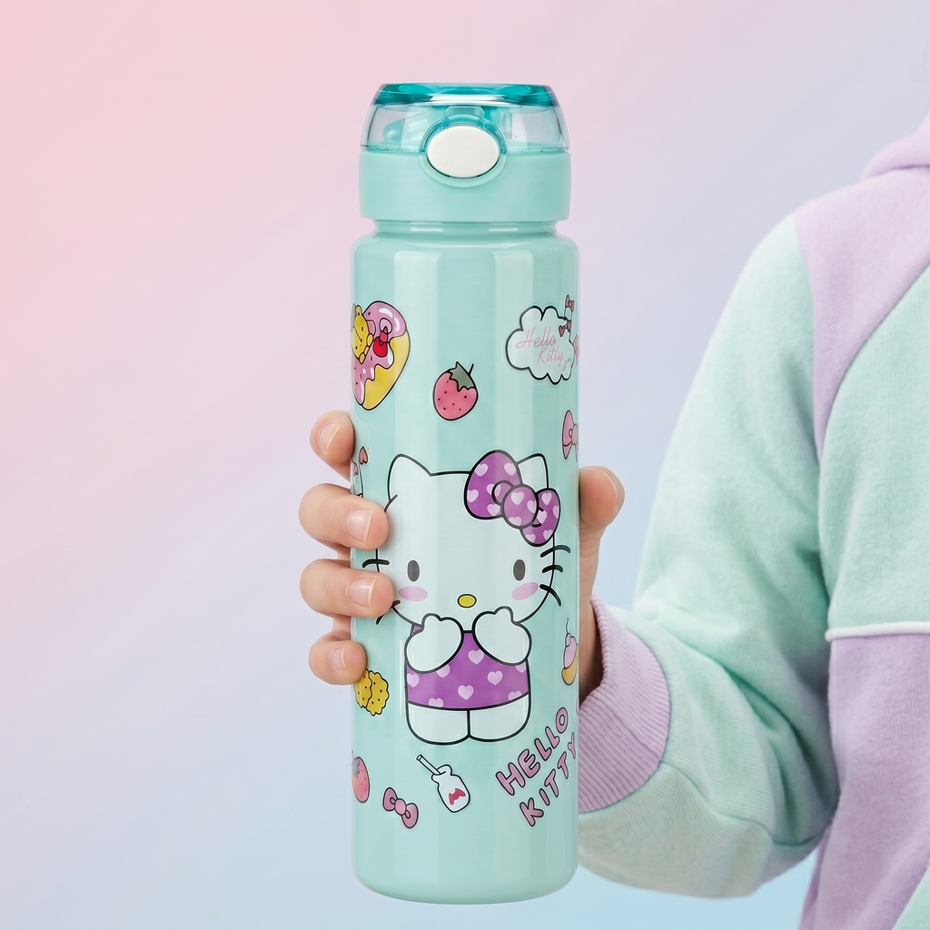Hello Kitty "Sweet Treats" 800ml Premium Graphic Bottle