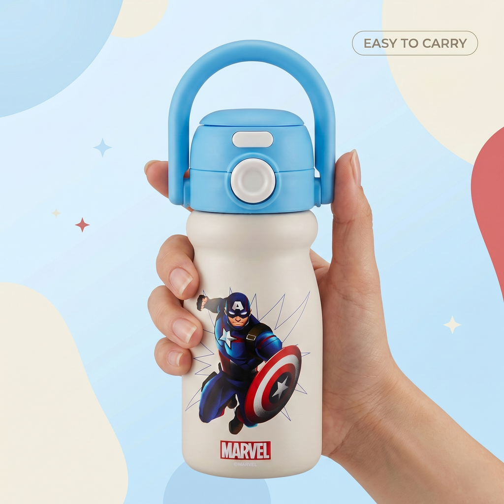 Captain America 500ml Insulated Water Bottle