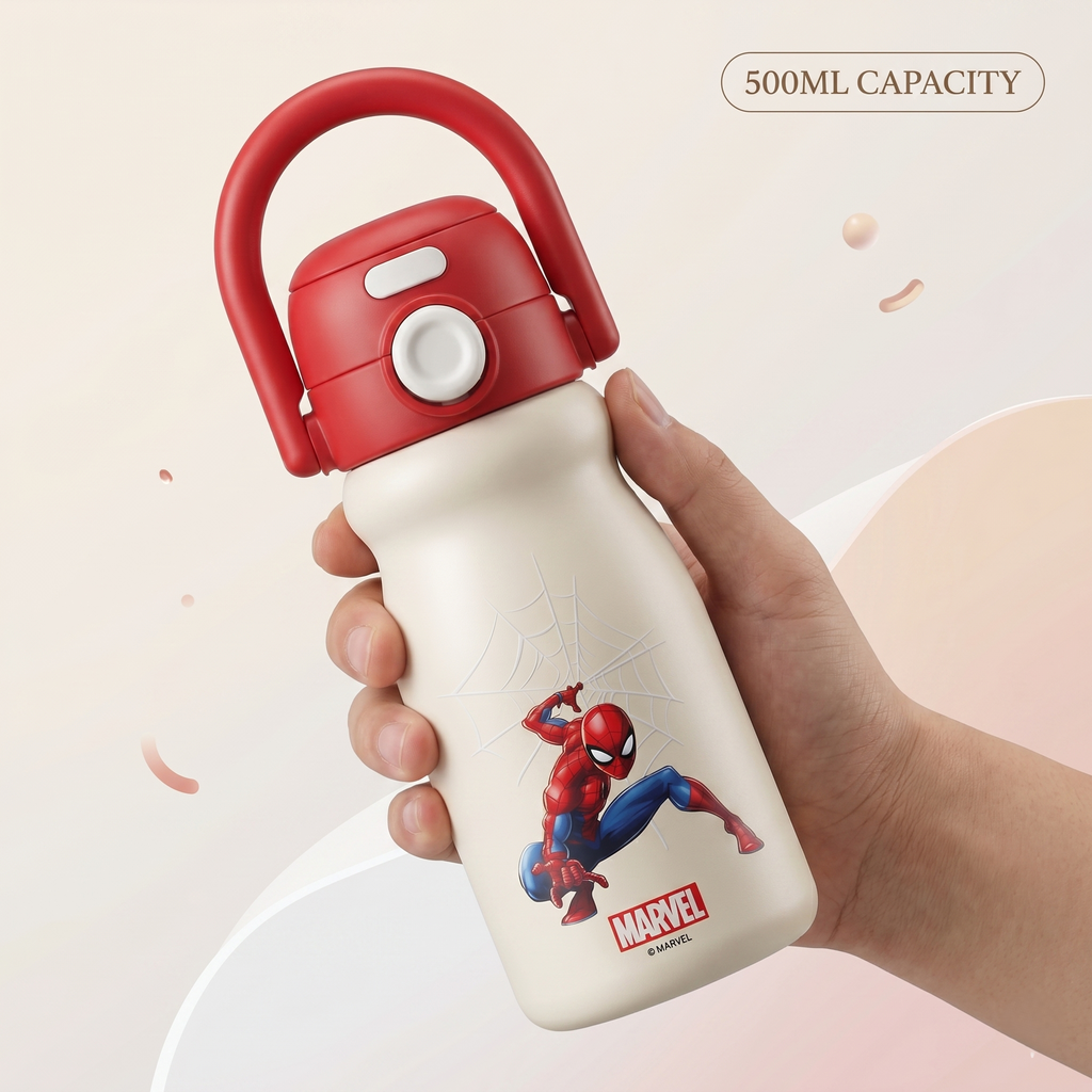Spiderman 500ml Insulated Water Bottle