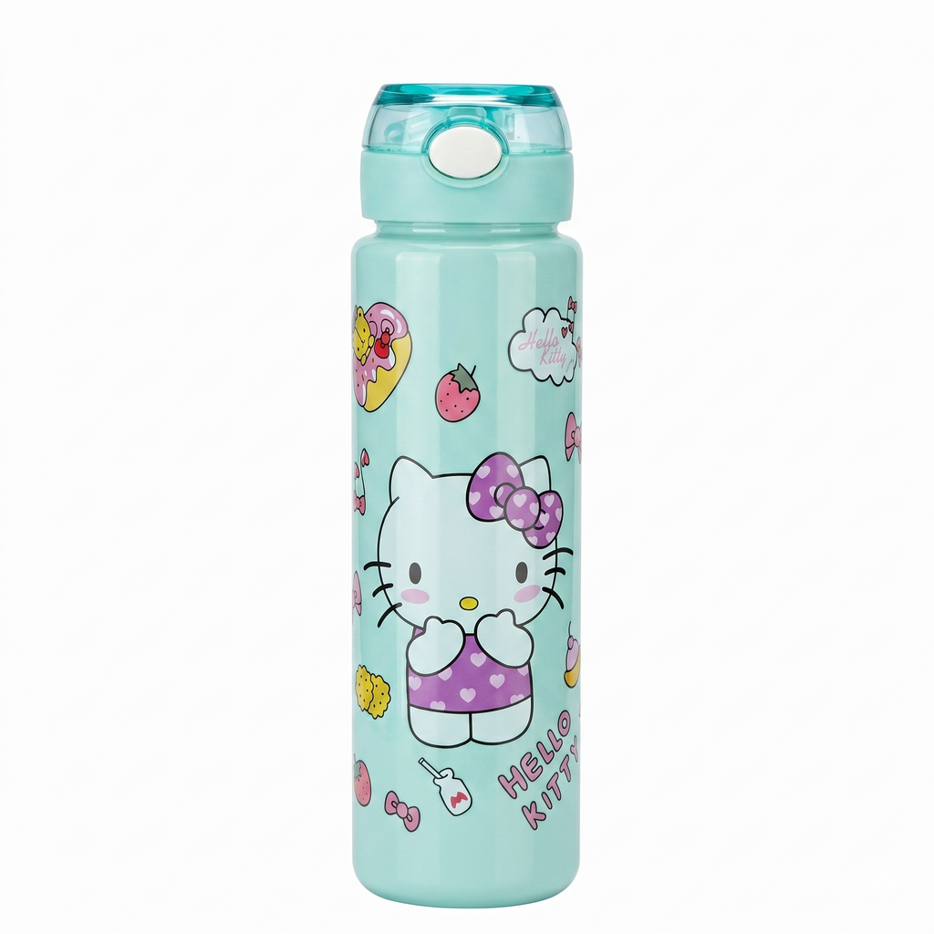 800ml Sanrio Premium Graphic Straw Bottle