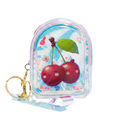 Holographic "Sweet Cherries" Shimmer Coin Pouch | Backpack Style