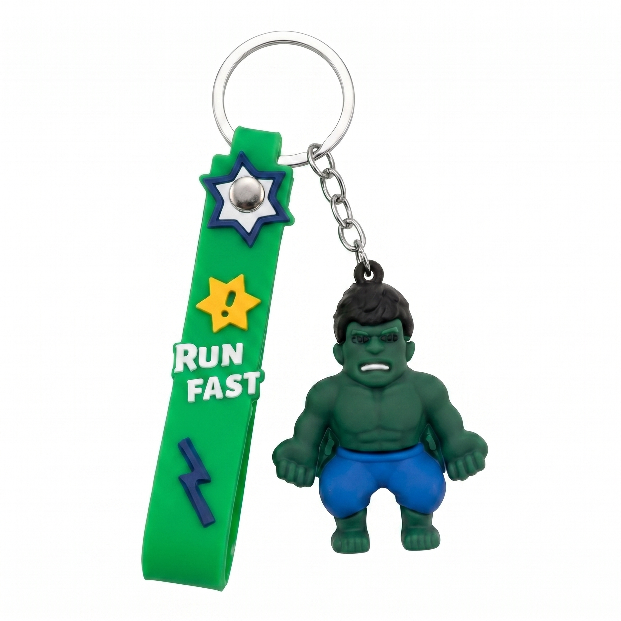 Hulk 3D Silicone Keychain | Avengers Hero Series