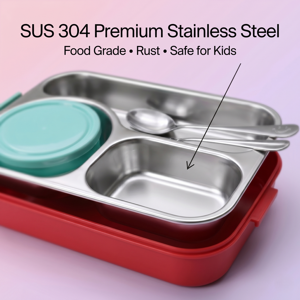 "Unicorn Secret" 750ml Premium SUS 304 Stainless Steel Bento Box