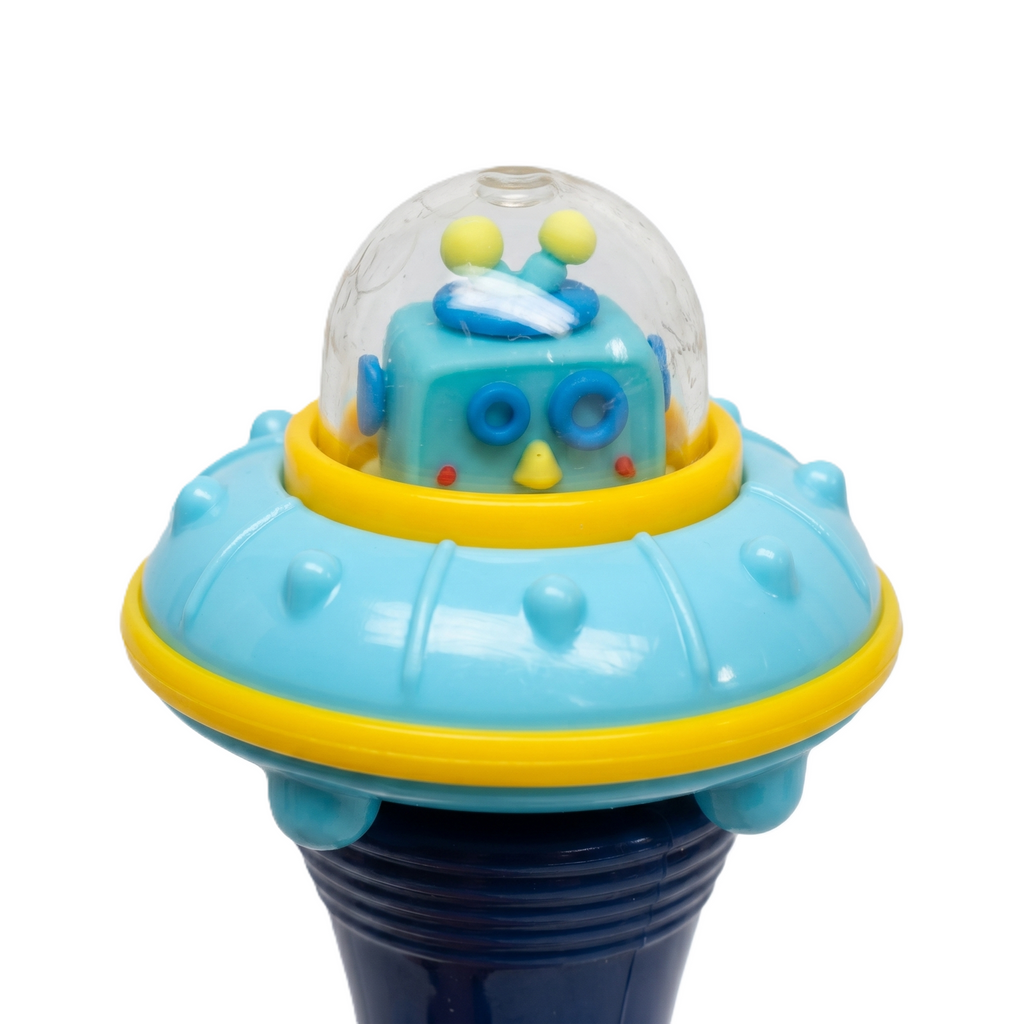 Spinning Alien UFO Space Pen | Blue Galaxy Fidget Pen for Kids