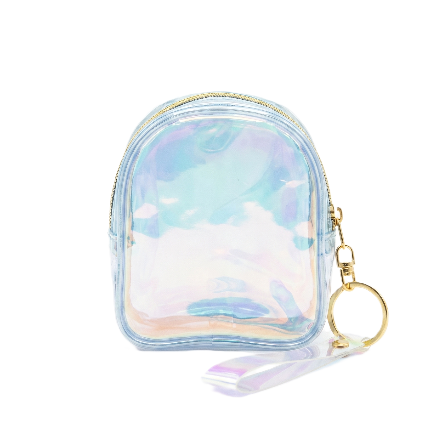 Holographic "Cherry Garden" Shimmer Coin Pouch | Backpack Style