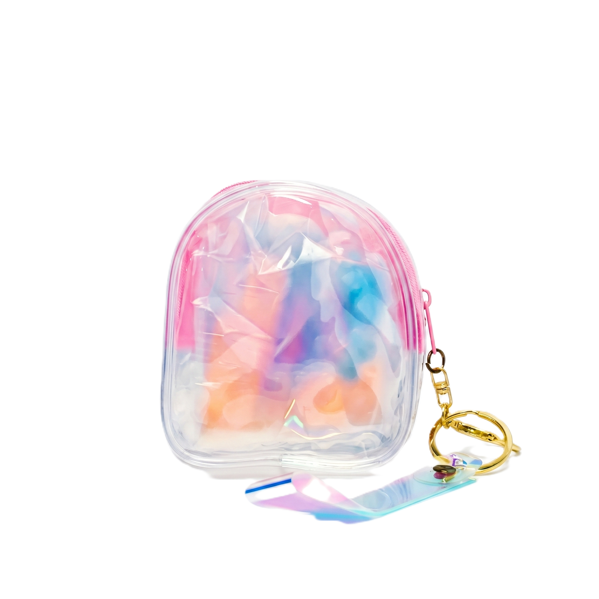Holographic "Heart Bow" Sweet Cherry Pouch | Backpack Style