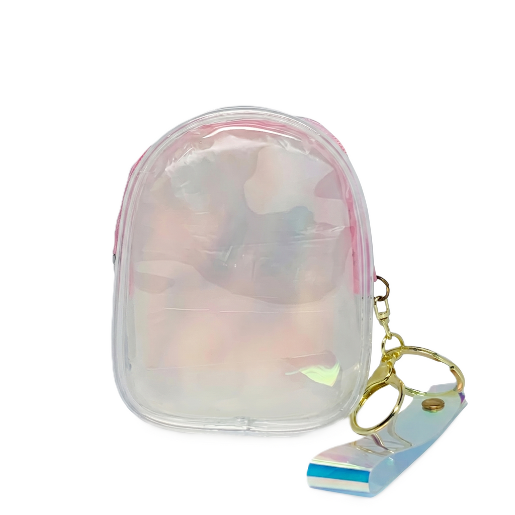 Holographic "Cheery Cherry" Shimmer Coin Pouch | Backpack Style