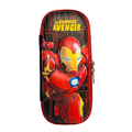 Iron Man 3D Pencil Case | Black School Hard-Shell Organizer