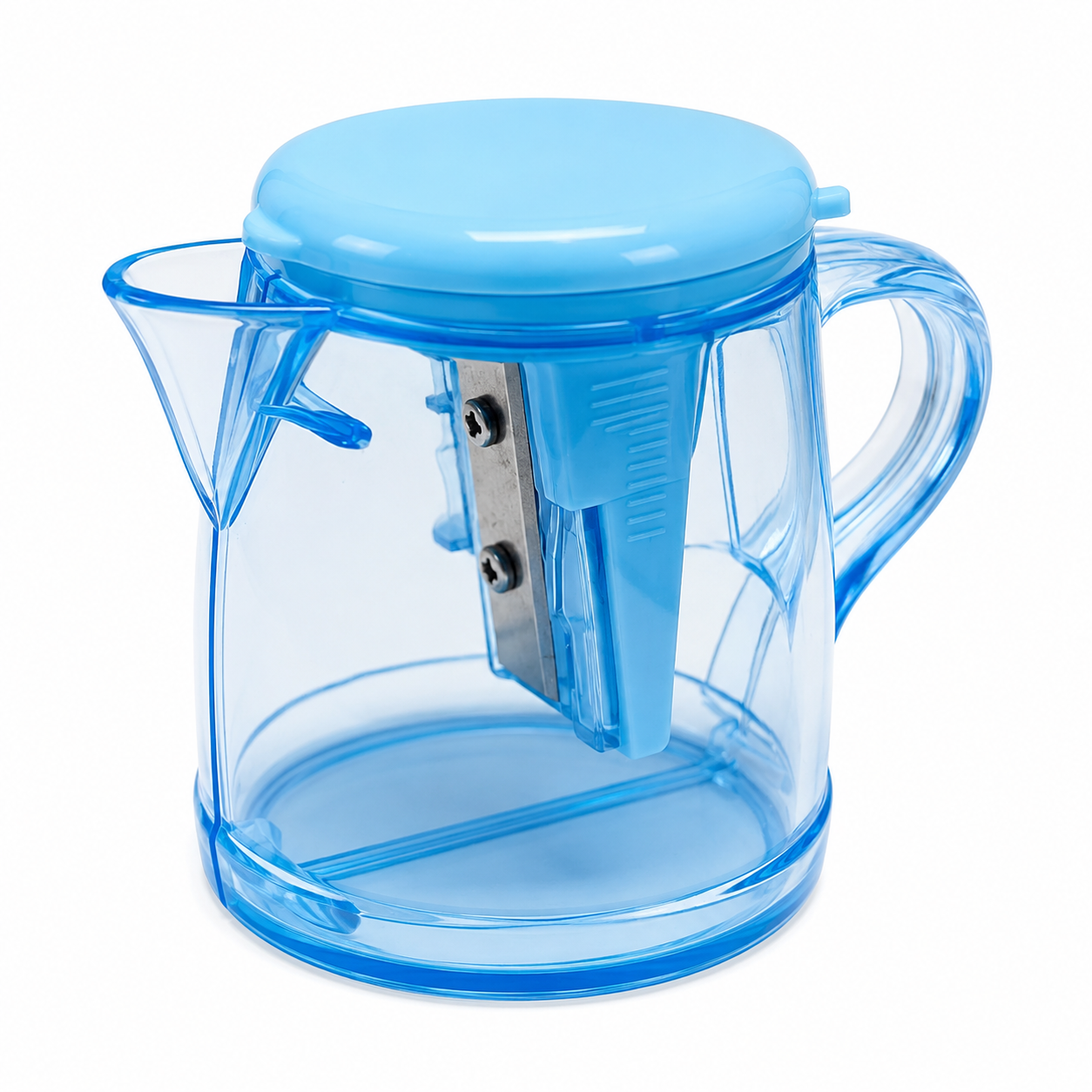 Ocean Blue 2-Port Kettle Shape Pencil Sharpener