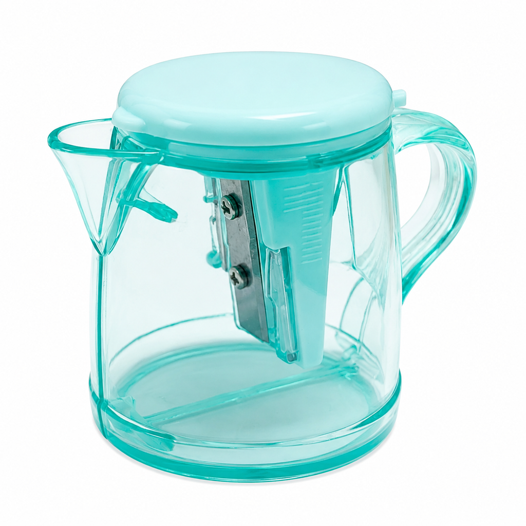 Mint Sky 2-Port Kettle Shape Pencil Sharpener