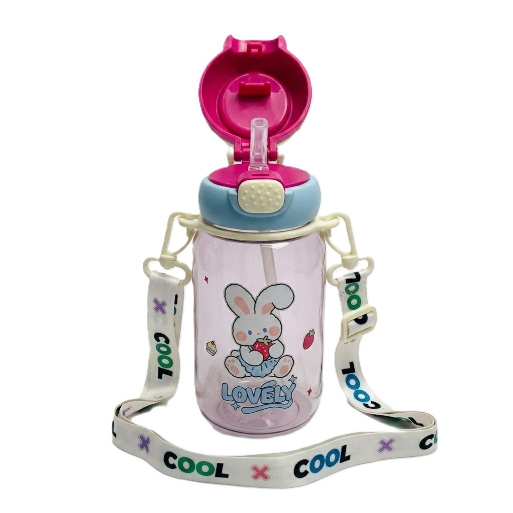 "Lovely Bunny" 3D Head Sipper | Premium Character Hydration for Champs