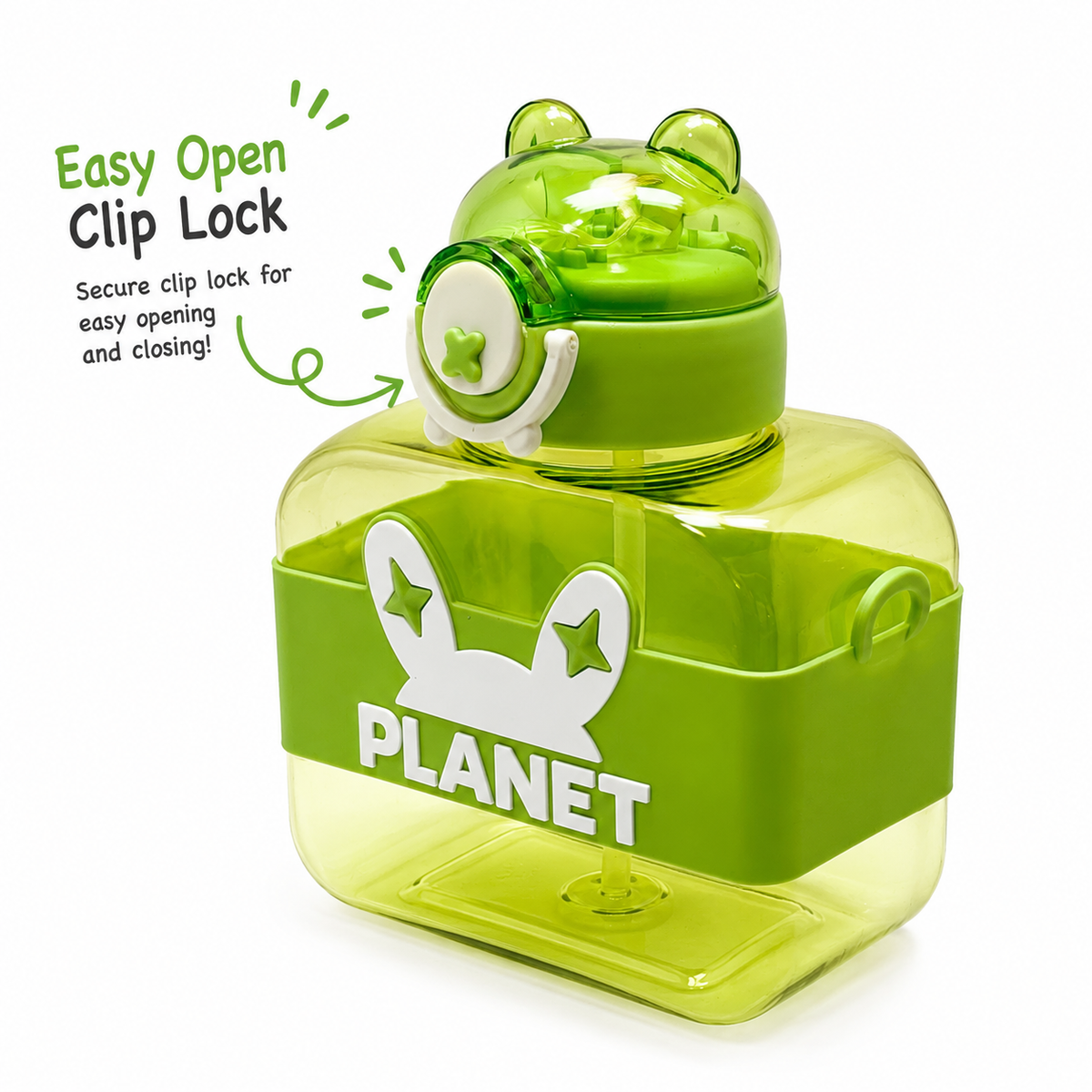 600ml Planet Kids Sipper Bottle with Strap