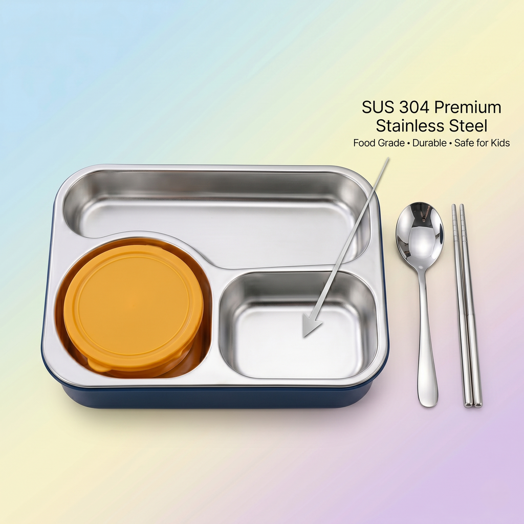 "Space Explorer" 750ml Premium SUS 304 Stainless Steel Bento Box