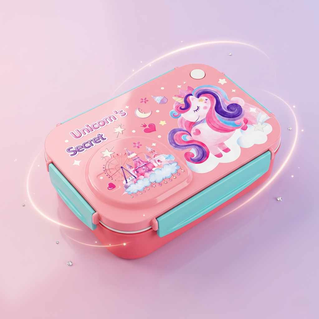 "Unicorn Secret" 750ml Premium SUS 304 Stainless Steel Bento Box